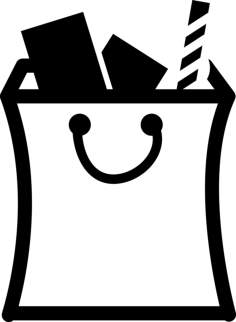Full Items Inside A Shopping Bag Vinyl Svg File, Free Vectors File